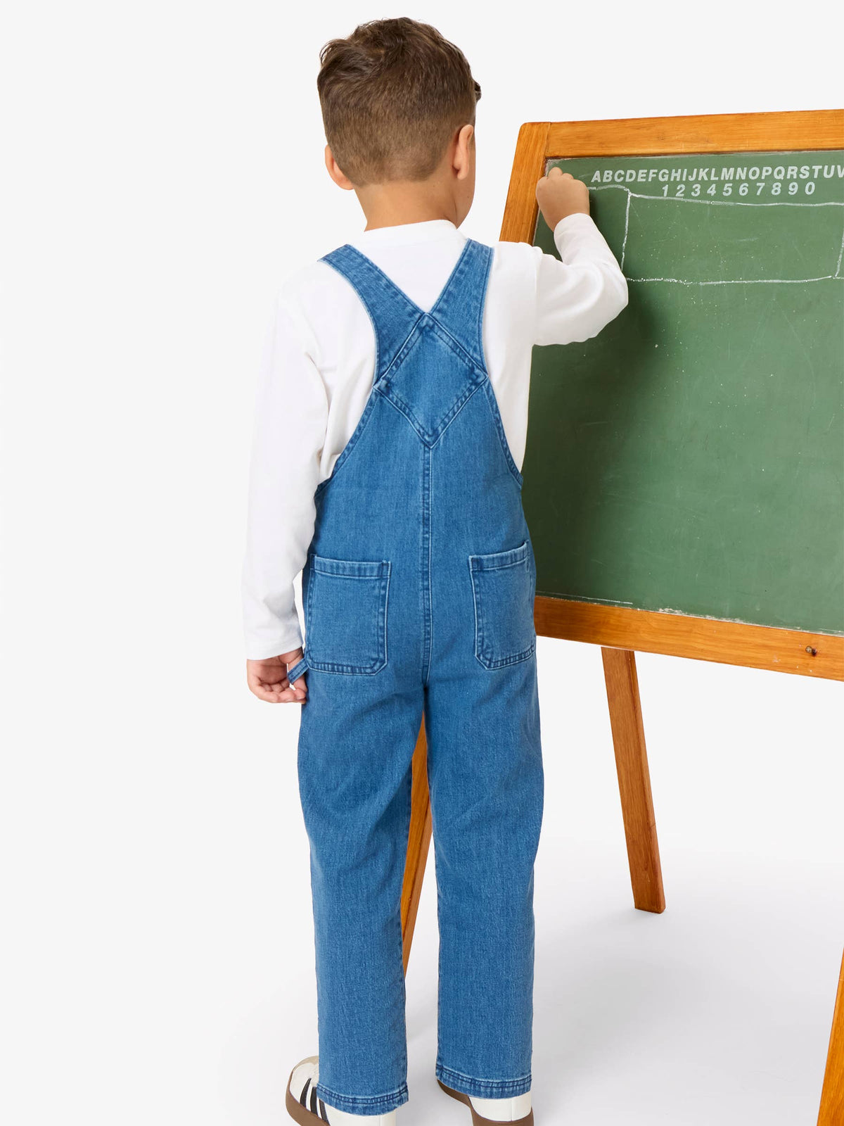 Stretch Denim Overalls
