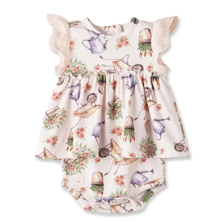 Farmer's Market Skirted Romper