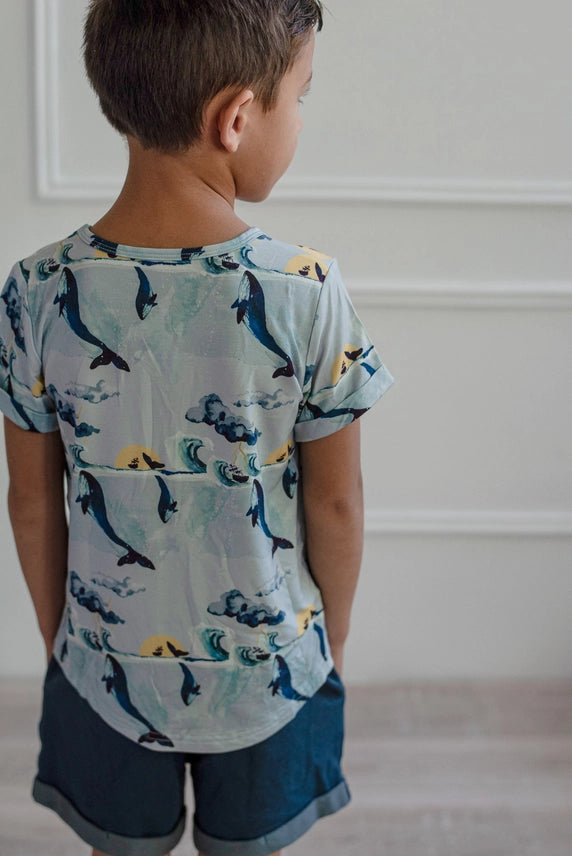 Pocket T & Short Set --Jonah & Whale