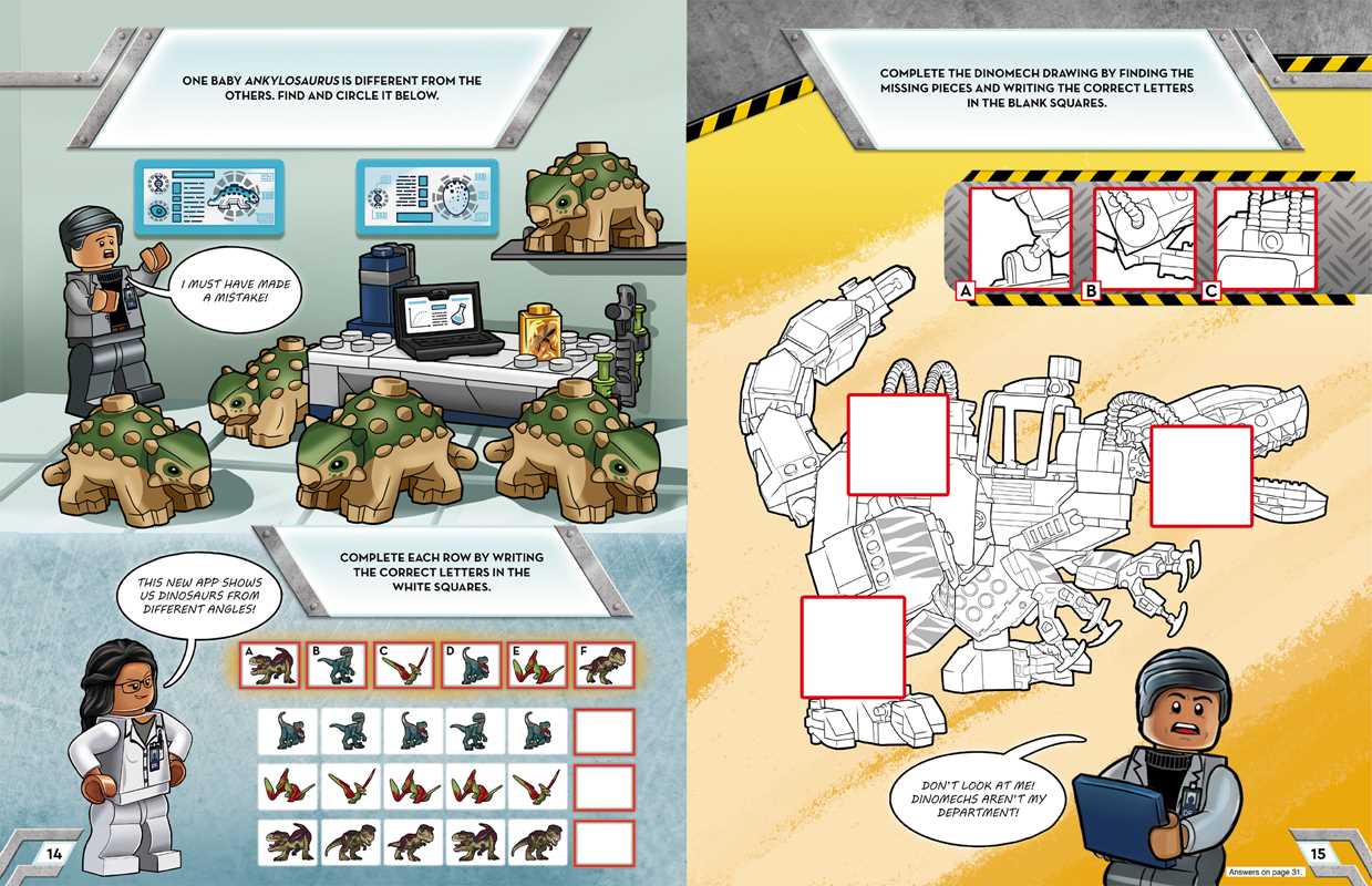 Lego: Dino Lab Secrets Activity Book