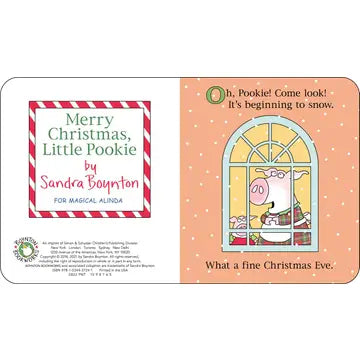 Merry Christmas, Little Pookie Book