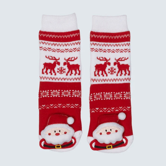 Santa Claus Messy Moose Socks