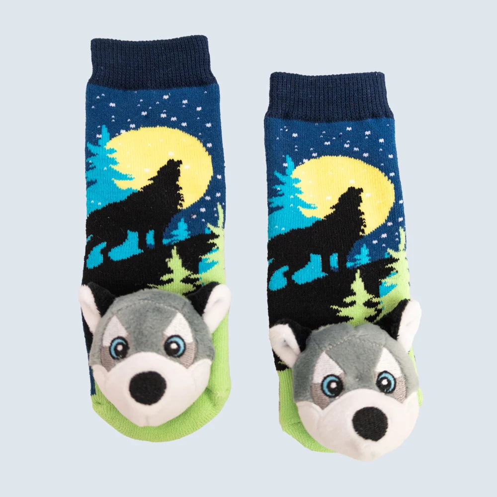 Wolf Messy Moose Socks