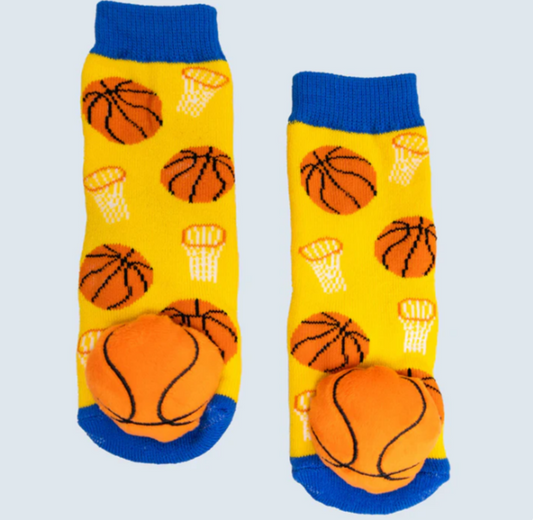 Basketball Messy Moose Socks