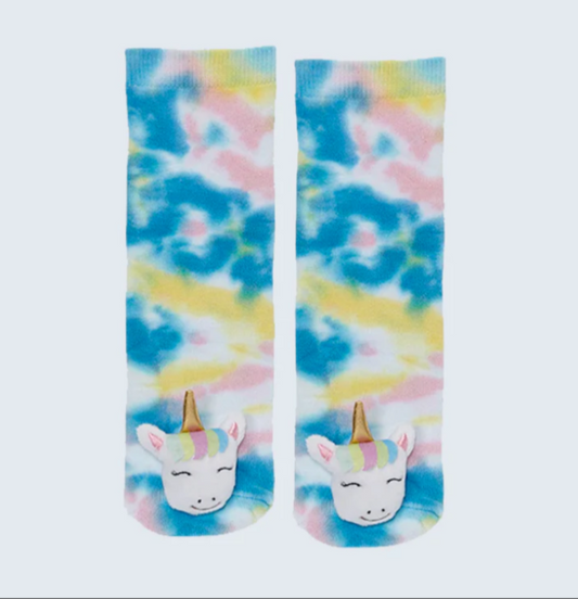 Youth Unicorn Messy Moose Socks