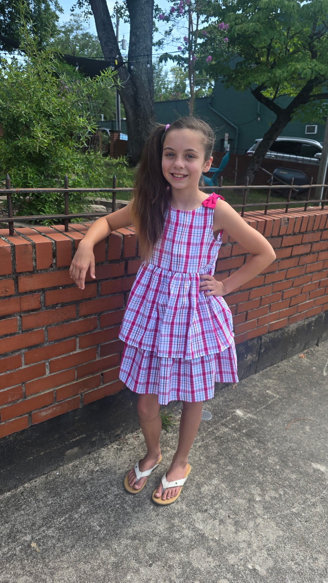 Adley Plaid Jumper