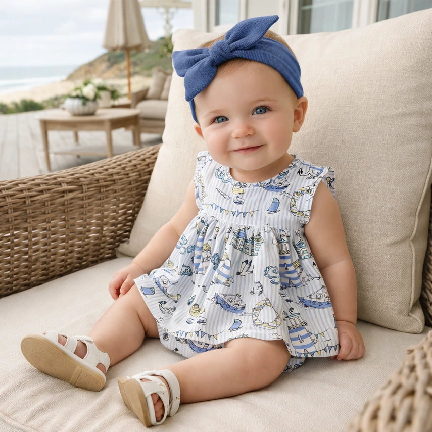 Seashore Skirted Romper