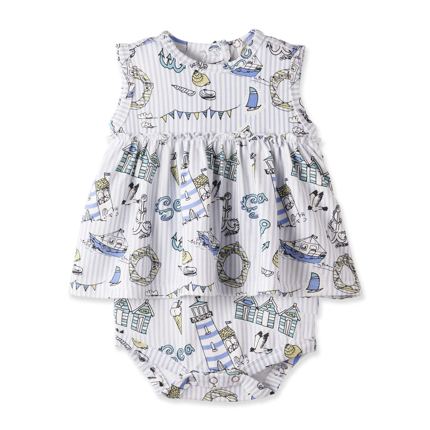 Seashore Skirted Romper