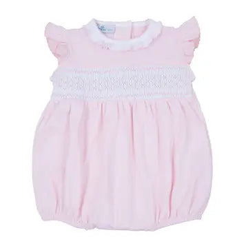 Simply Sweet Smocked Bubble Pink