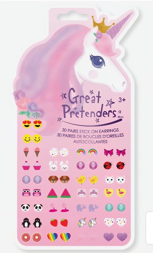 Unicorn Stick On Earrings
