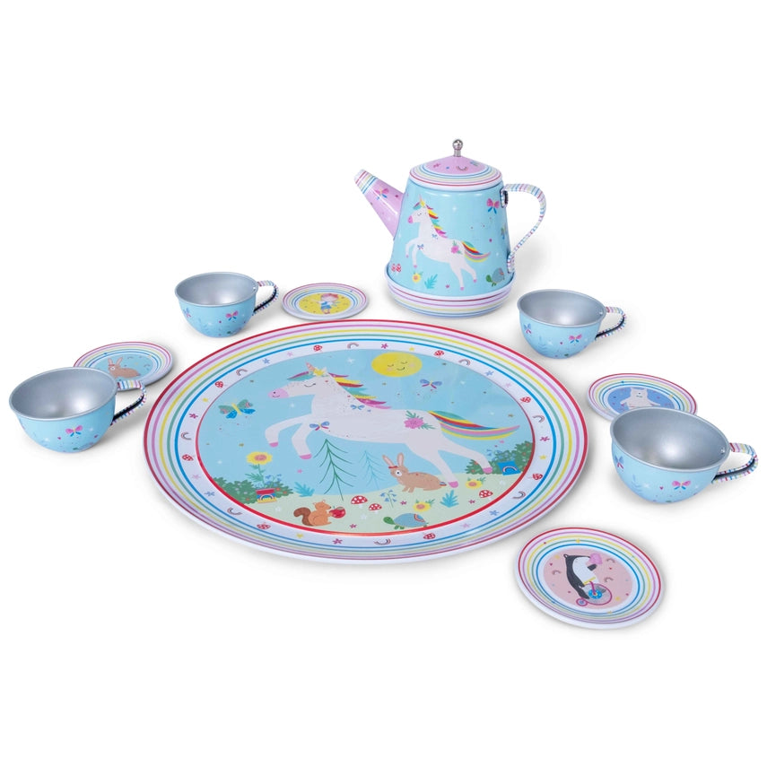 11 Piece Musical Fairy Tea Set