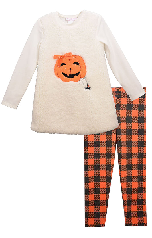 Pumpkin Sherpa 2 Piece Set