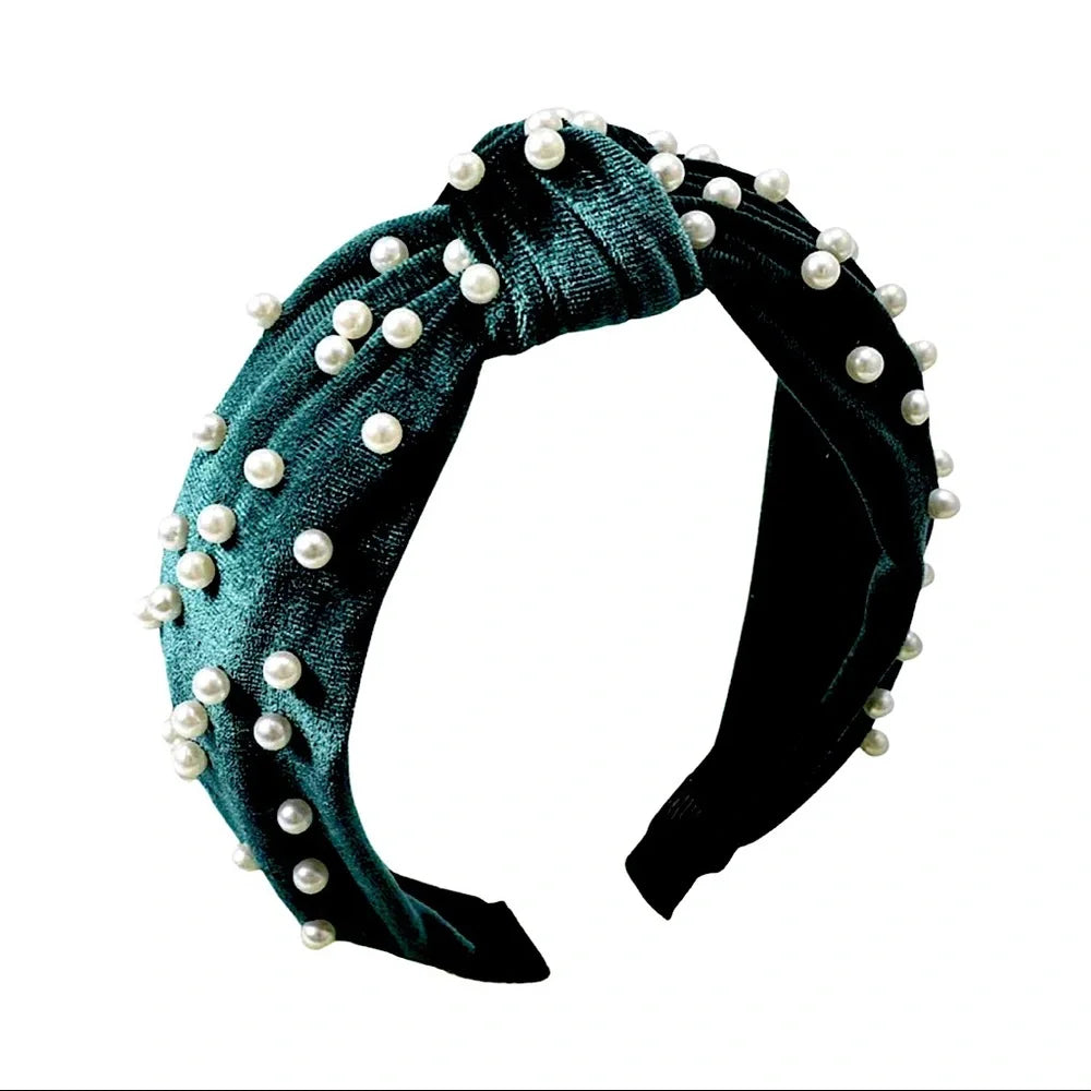 Sapphire Pearl Headband