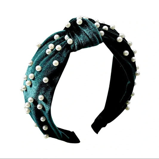 Sapphire Pearl Headband