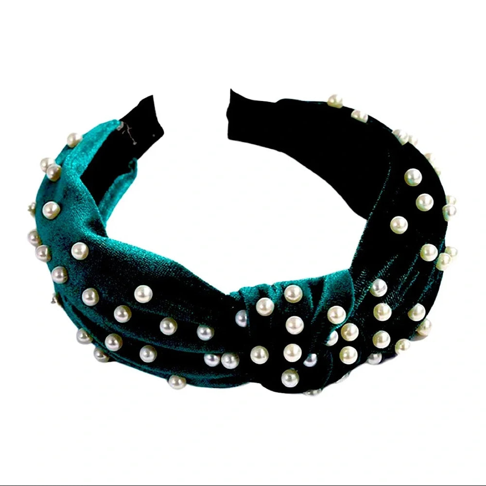 Sapphire Pearl Headband